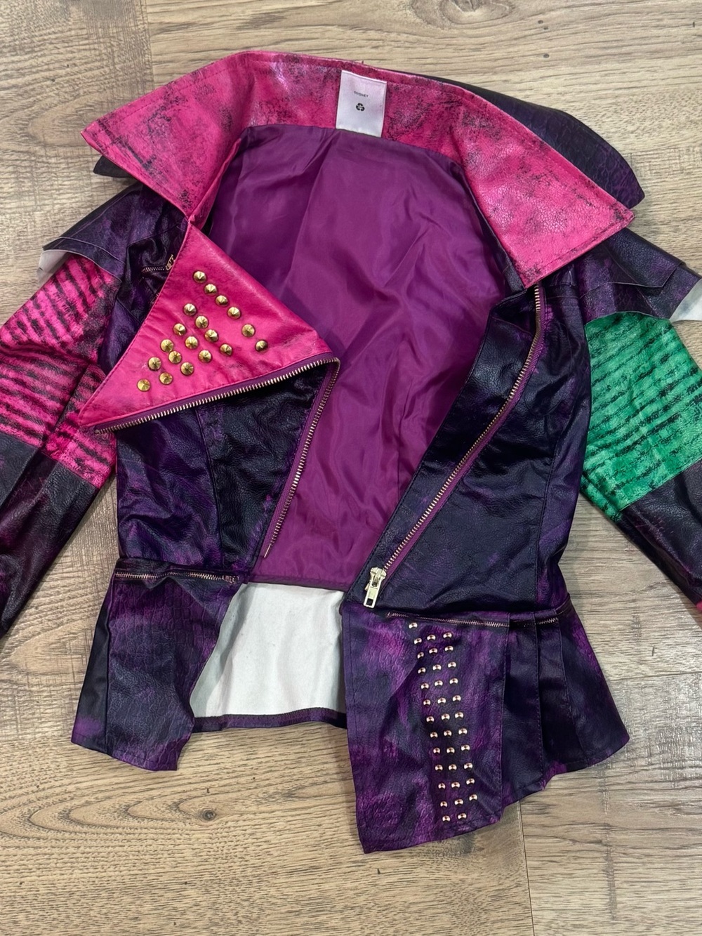 Disney Purple Pink Green Studded Theater Costume Jacket